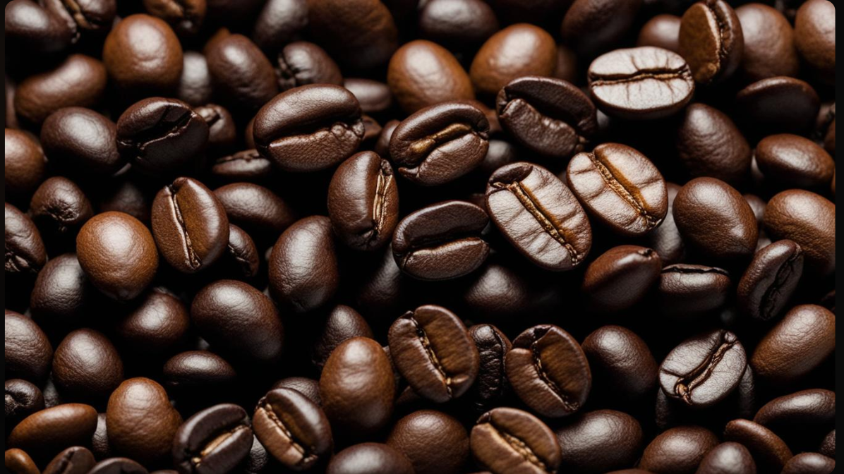 Premium roasted coffee beans